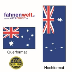 AUSTRALIEN Fahne in Top-Qualität gedruckt im Hoch- und Querformat | diverse Grössen