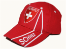 Baseballcap Schweiz Namenszug und Wappen