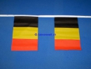 Fahnenkette Belgien gedruckt aus Stoff | 30 Fahnen 15 x 22.5 cm 9 m lang