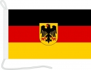 Bootsfahne Deutschland mit Adler | 30 x 45 cm