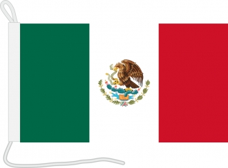 Bootsfahne Mexiko | 30 x 45 cm