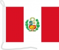 Bootsfahne Peru mit Wappen | 30 x 45 cm