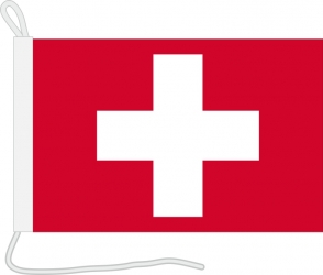 Bootsfahne / Bootsflagge Schweiz | 30 x 45 cm
