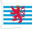 Bootsfahne Luxemburg mit Wappen | 30 x 45 cm
