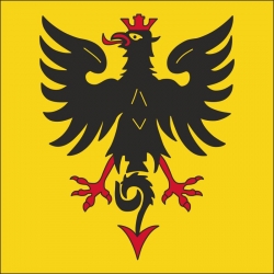 Fahne Bezirk Brig (VS) | 30 x 30 cm und Grösser