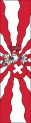 Flatter-Fahne Schweiz geflammt | 80 x 200 cm und Grösser