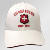 Baseballcap-Cap "SWISS 1291" – Rot-Weiss, One-Size
