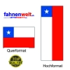 CHILE Fahne in Top-Qualität gedruckt im Hoch- und Querformat | diverse Grössen