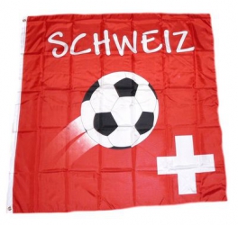Fan-Fahne Schweiz Fussball Nati | 120 x 120 cm