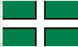 Devon Grafschaft Fahne aus Stoff | 60 x 90 cm