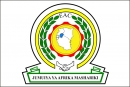 EOC / Ostafrikanische Gemeinschaft / East African Community Tisch-Fahne DeLuxe ohne Ständer | 15.5
