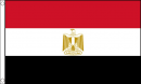 Ägypten Fahne gedruckt | 150 x 225 cm