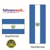 EL SALVADOR Fahne in Top-Qualität gedruckt im Hoch- und Querformat | diverse Grössen