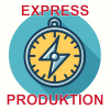 Expressproduktion von individuellen Fahnen