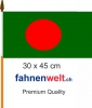 Bangladesch Fahne / Flagge am Stab | 30 x 45 cm