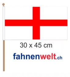 England Fahne / Flagge am Stab | 30 x 45 cm