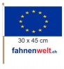 Europa Fahne / Flagge am Stab | 30 x 45 cm