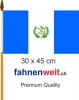 Guatemala Fahne / Flagge am Stab | 30 x 45 cm