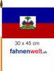 Haiti Fahne / Flagge am Stab | 30 x 45 cm