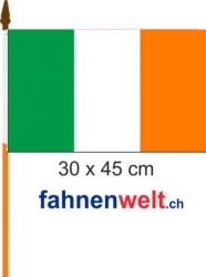 Irland Fahne / Flagge am Stab | 30 x 45 cm