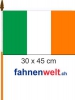 Irland Fahne / Flagge am Stab | 30 x 45 cm