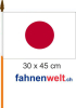 Japan Fahne / Flagge am Stab | 30 x 45 cm