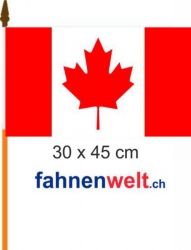 Kanada Fahne / Flagge am Stab | 30 x 45 cm