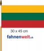 Litauen Fahne / Flagge am Stab | 30 x 45 cm
