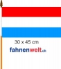 Luxemburg Fahne / Flagge am Stab | 30 x 45 cm