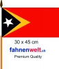 Timor Leste / Osttimor Fahne / Flagge am Stab | 30 x 45 cm