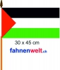 Palästina Fahne / Flagge am Stab | 30 x 45 cm