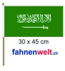 Saudi Arabien Fahne / Flagge am Stab | 30 x 45 cm