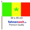 Senegal Fahne / Flagge am Stab | 30 x 45 cm
