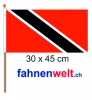 Trinidad und Tobago Fahne / Flagge am Stab | 30 x 45 cm