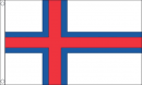 Färöer Inseln Fahne aus Stoff | 60 x 90 cm