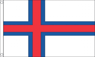 Färöer Inseln Fahne aus Stoff | 60 x 90 cm