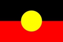 Aboriginal / Aborigines Fahne gedruckt | 90 x 150 cm
