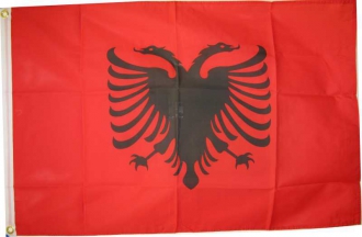 Albanien gedruckt im Querformat | 150 x 240 cm