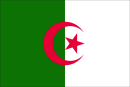 Algerien Fahne gedruckt | 150 x 240 cm