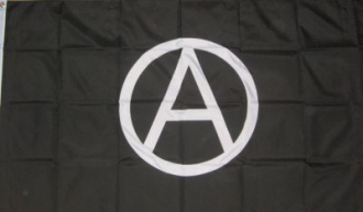Anarchie Fahne gedruckt | 90 x 150 cm