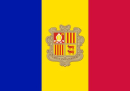 Länderfahne Andorra | ca. 90 x 150 cm