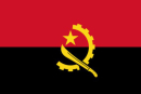 Multi-Flag Angola | Grösse ca. 90 x 150 cm