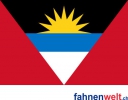 Antigua und Barbuda Fahne gedruckt | 60 x 90 cm