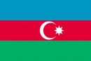 Aserbaidschan Fahne gedruckt | 60 x 90 cm