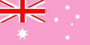 Australien Pink Fahne gedruckt | 90 x 150 cm