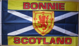 Schönes Schottland / Bonnie Scotland Fahne gedruckt | 90 x 150 cm