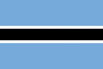 Botsuana / Botswana Fahne gedruckt | 60 x 90 cm
