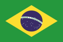 Brasilien Fahne gedruckt | 60 x 90 cm