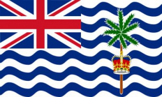 Britische Territorium im Indischen Ozean Fahne gedruckt | 60 x 90 cm