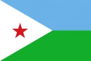 Dschibuti Fahne gedruckt | 60 x 90 cm